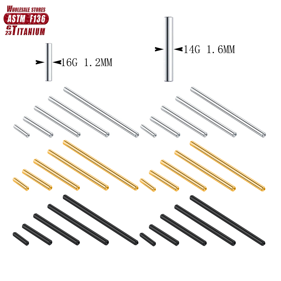 Body Jewelry Internally Threaded - Vente en gros ASTM F136 qualité