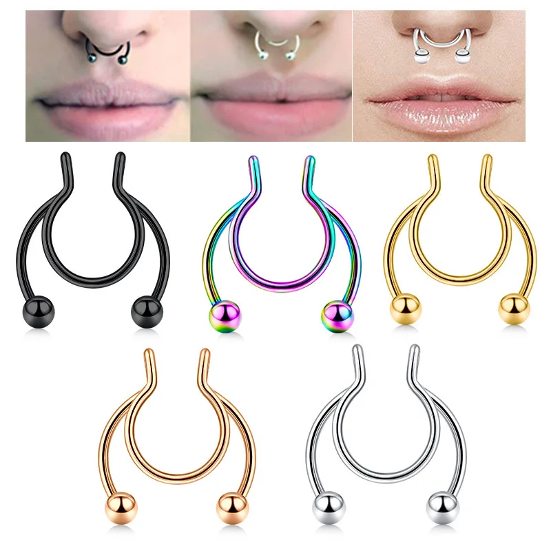 Body Jewelry Nose Ring - Faux anneau de nez en forme