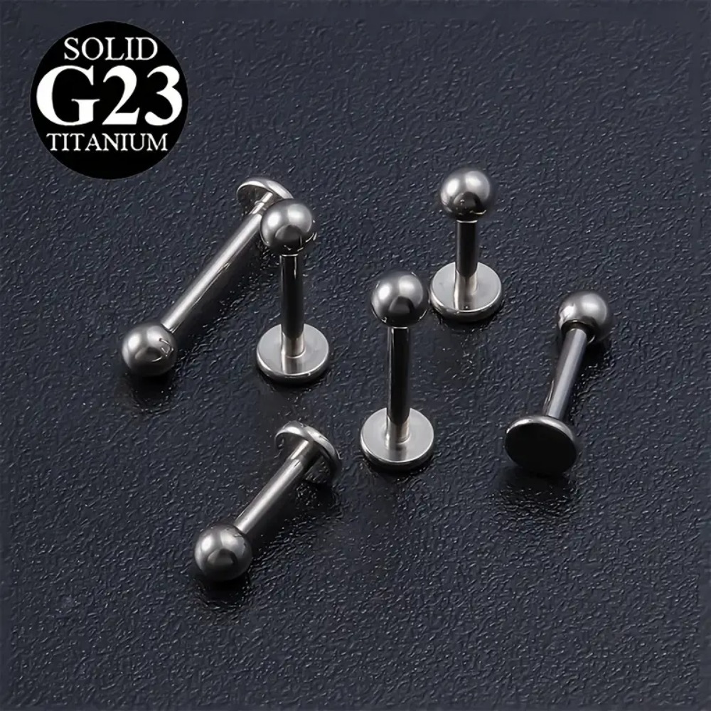 Body Jewelry Internally Threaded - Boucles d'Oreilles en Titane G23 à