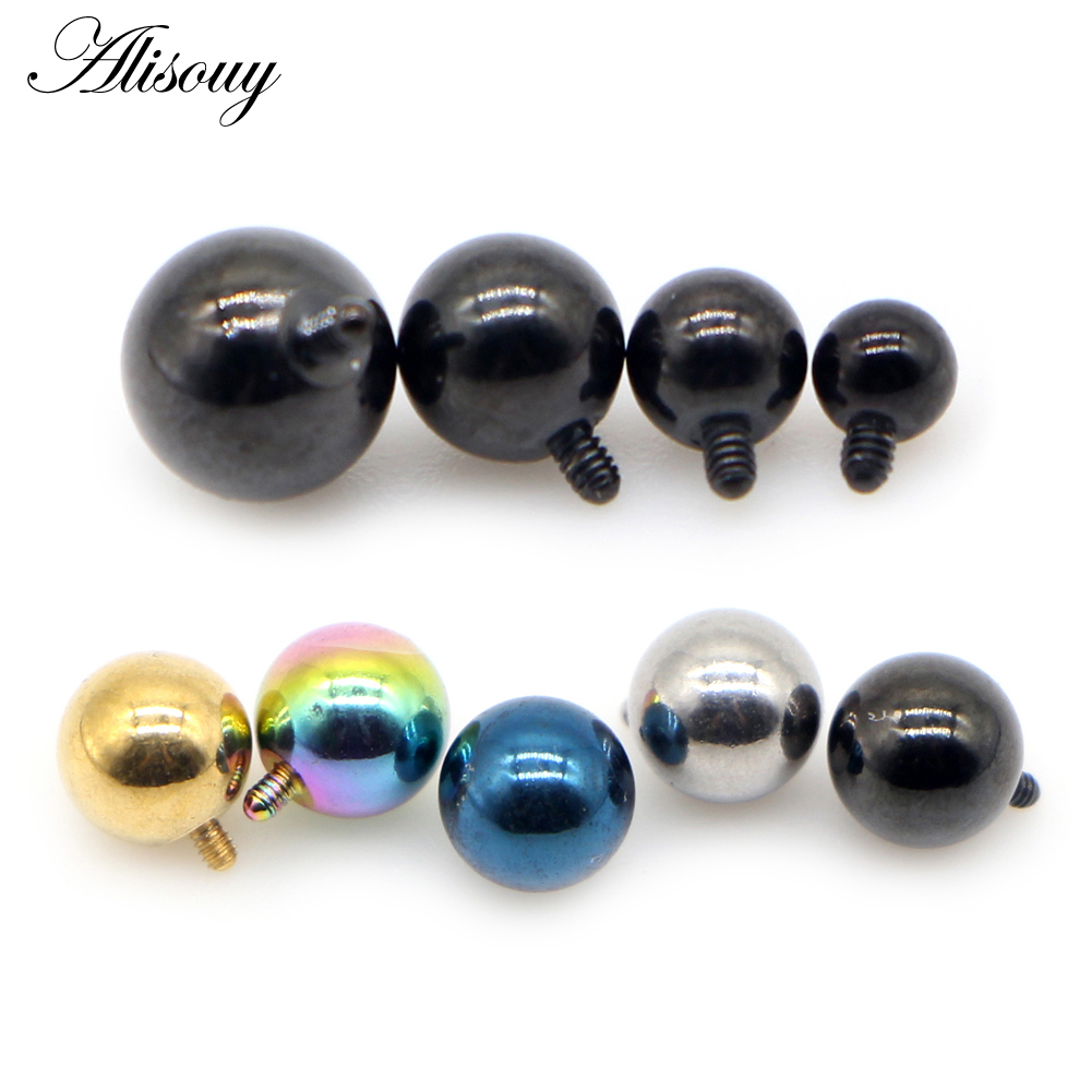 Dermal Anchor Top - Alisouy 2 pièces 3/4/5/6mm 16G boule