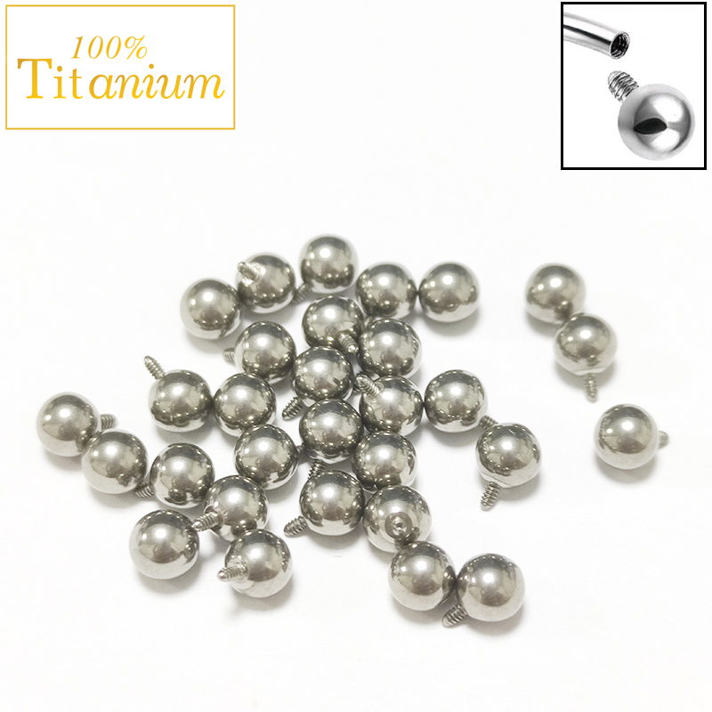 Body Jewelry Internally Threaded - 10 pièces de qualité d'implant ASTM