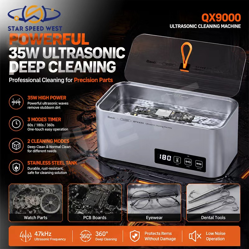 Body Jewelry Cleaner - Nettoyeur à ultrasons QIANLI QX9000 35W