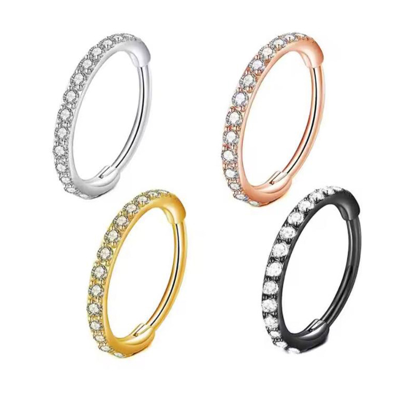 Clicker Ring Seamless - Anneau de nez en acier inoxydable,