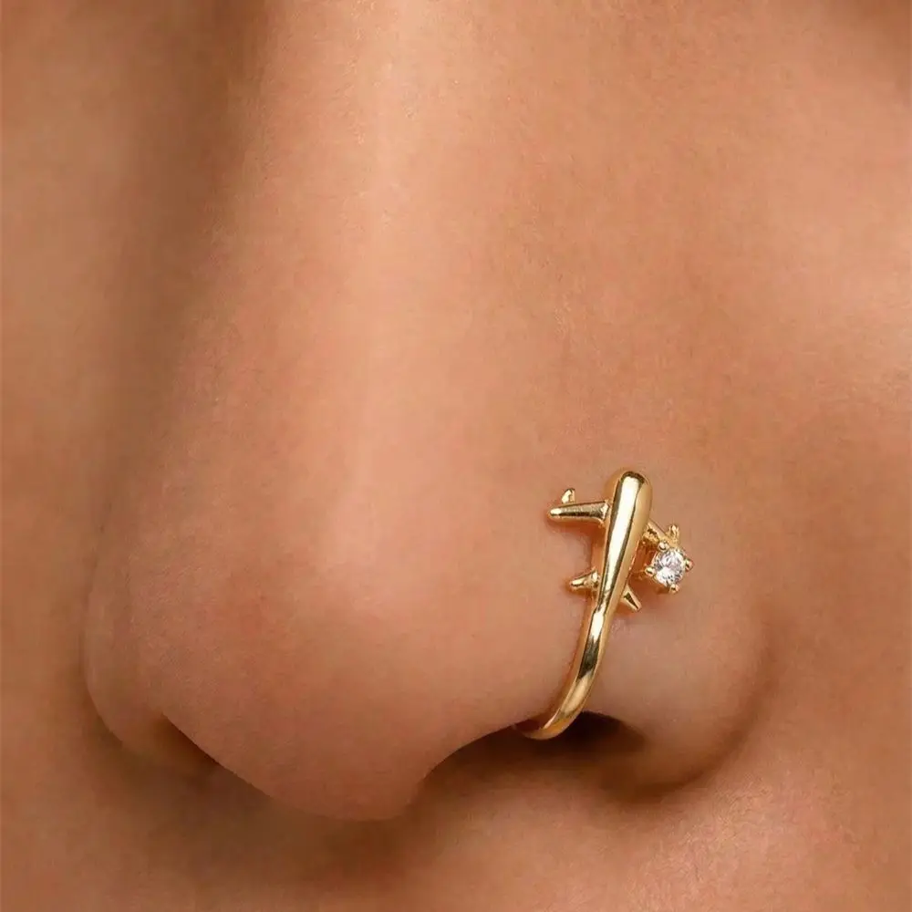 Body Jewelry Nose Ring - 1 pièce Clip de nez sans