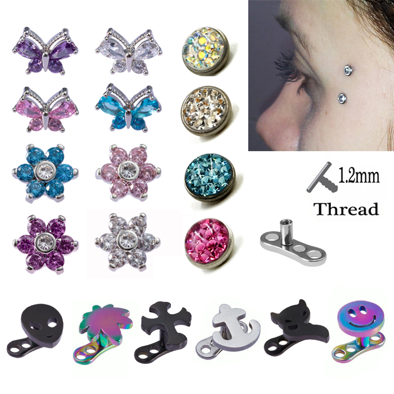Dermal Anchor Top - Piercing supérieur à ancre cutanée, 1