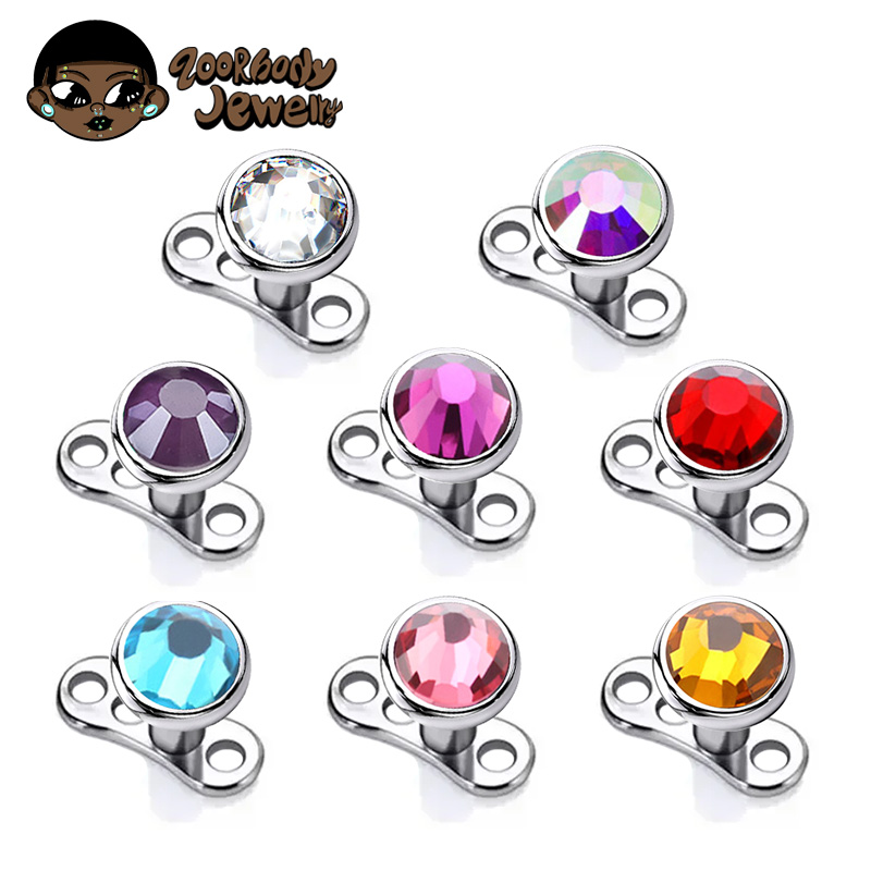 Dermal Anchor Top - G23 titane Piercing Micro dérmique ancre