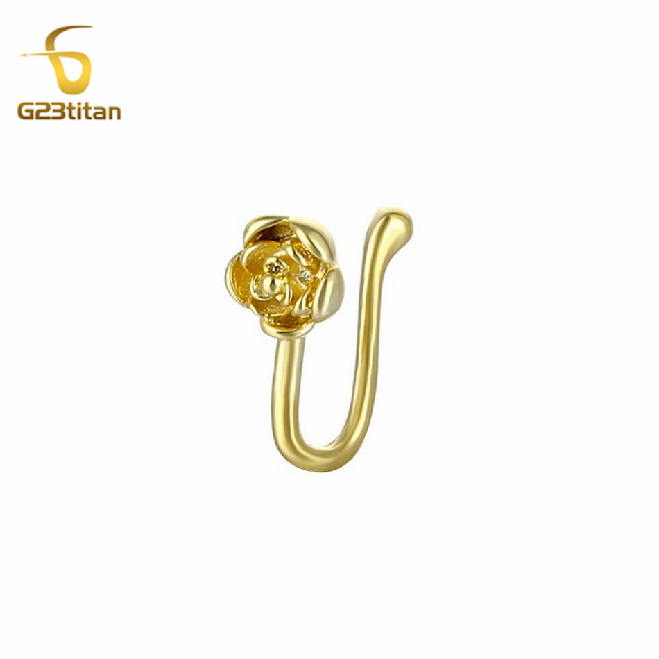 Body Jewelry Nose Ring - 1 pièce Clip de nez en