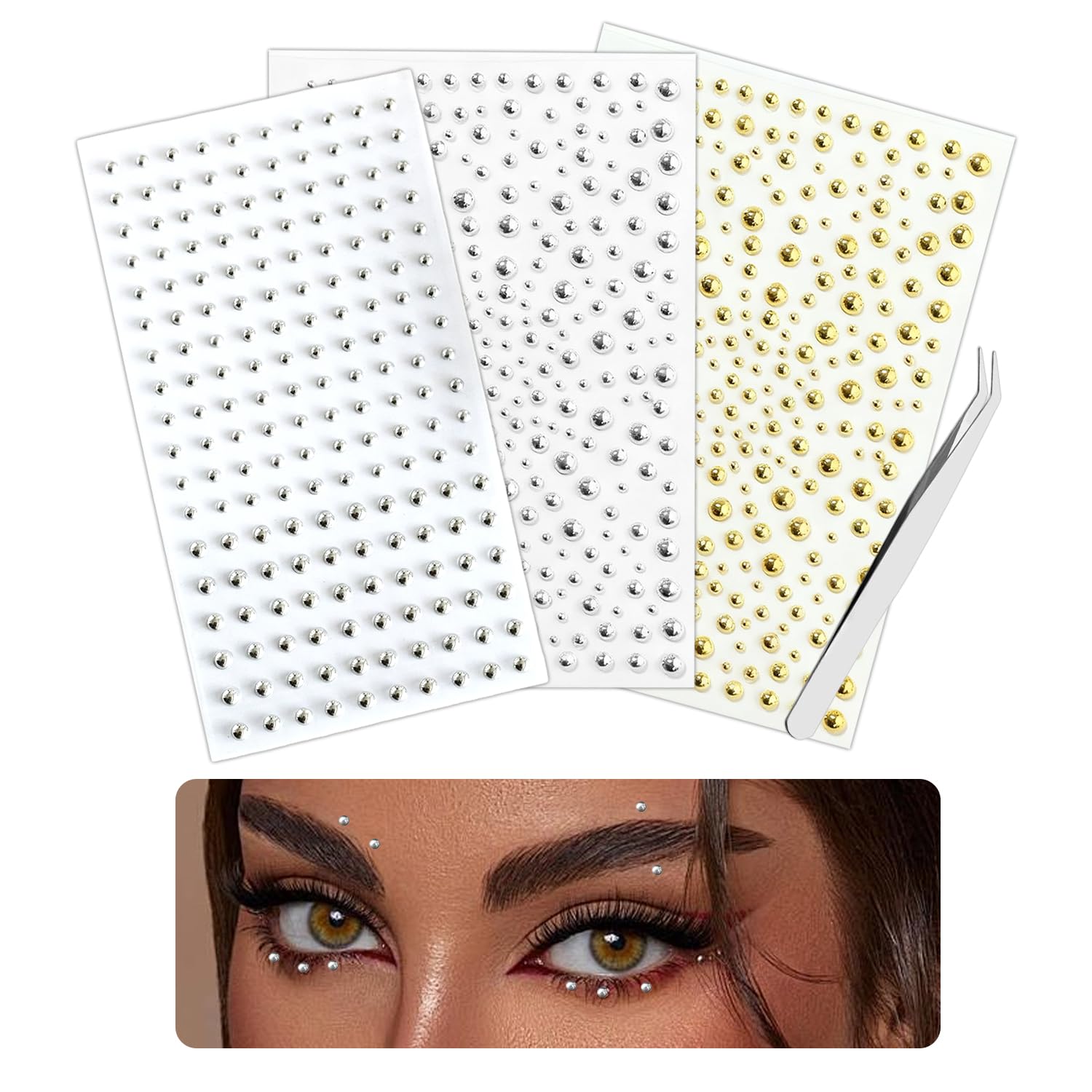 Body Jewelry Stickers - Face Body Ring Stickers Autoadhésif Face