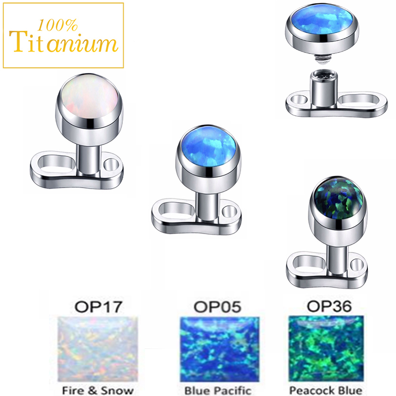 Dermal Anchor Top - Piercing Micro dermique opale, ancre cutanée
