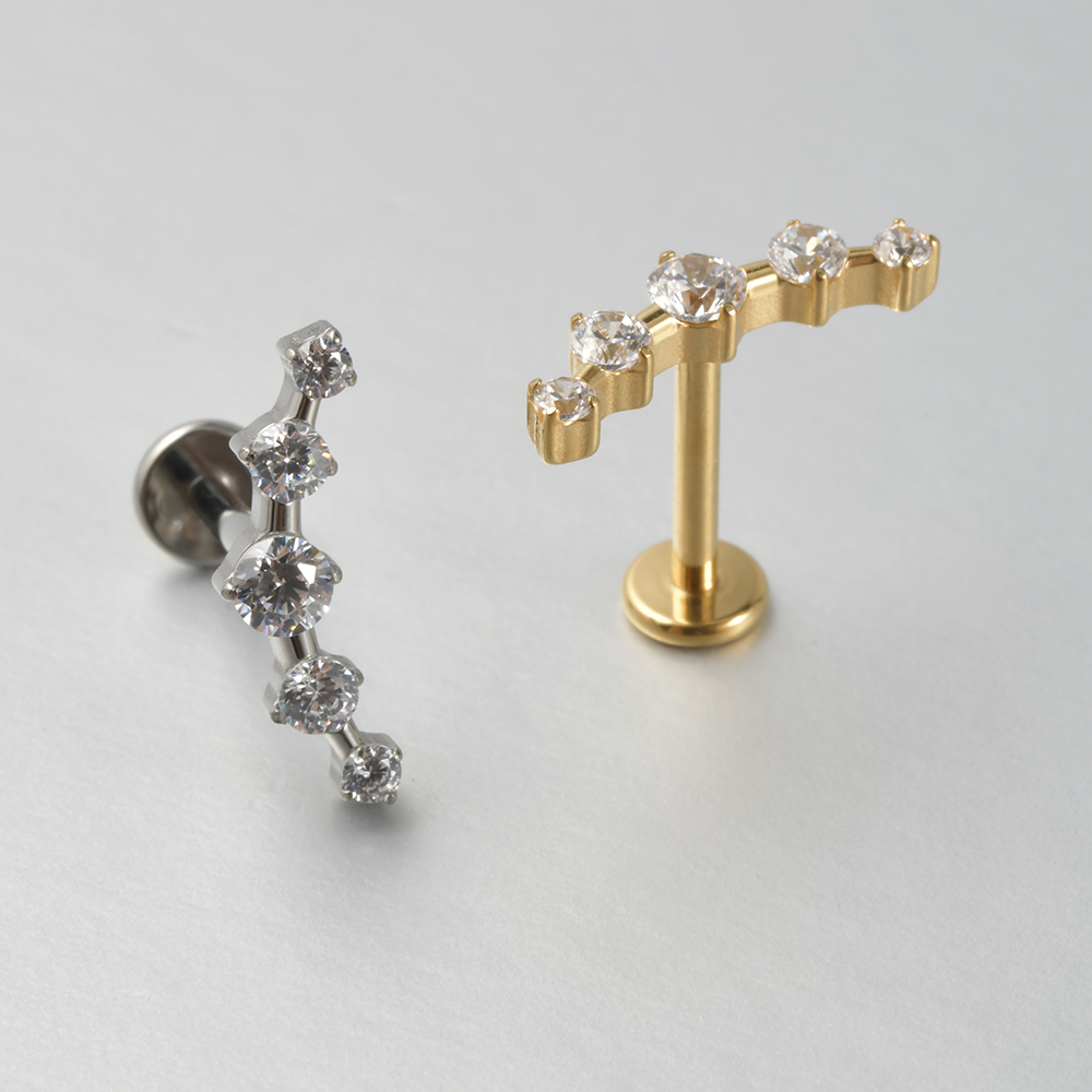 Boucles d'oreilles en titane p - Body Jewelry Internally Threaded avis et prix