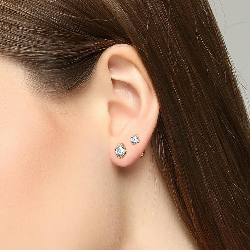 Boucles d'oreilles clous en ti - Body Jewelry Internally Threaded avis et prix