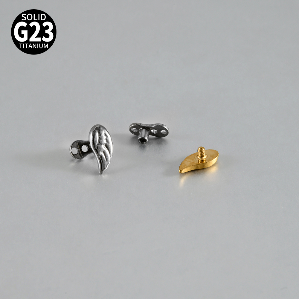 14-1PCS G23 Pure Titanium Butt - Dermal Anchor Top avis et prix