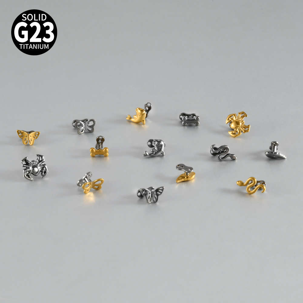 14-1PCS G23 Pure Titanium Butt - Dermal Anchor Top avis et prix
