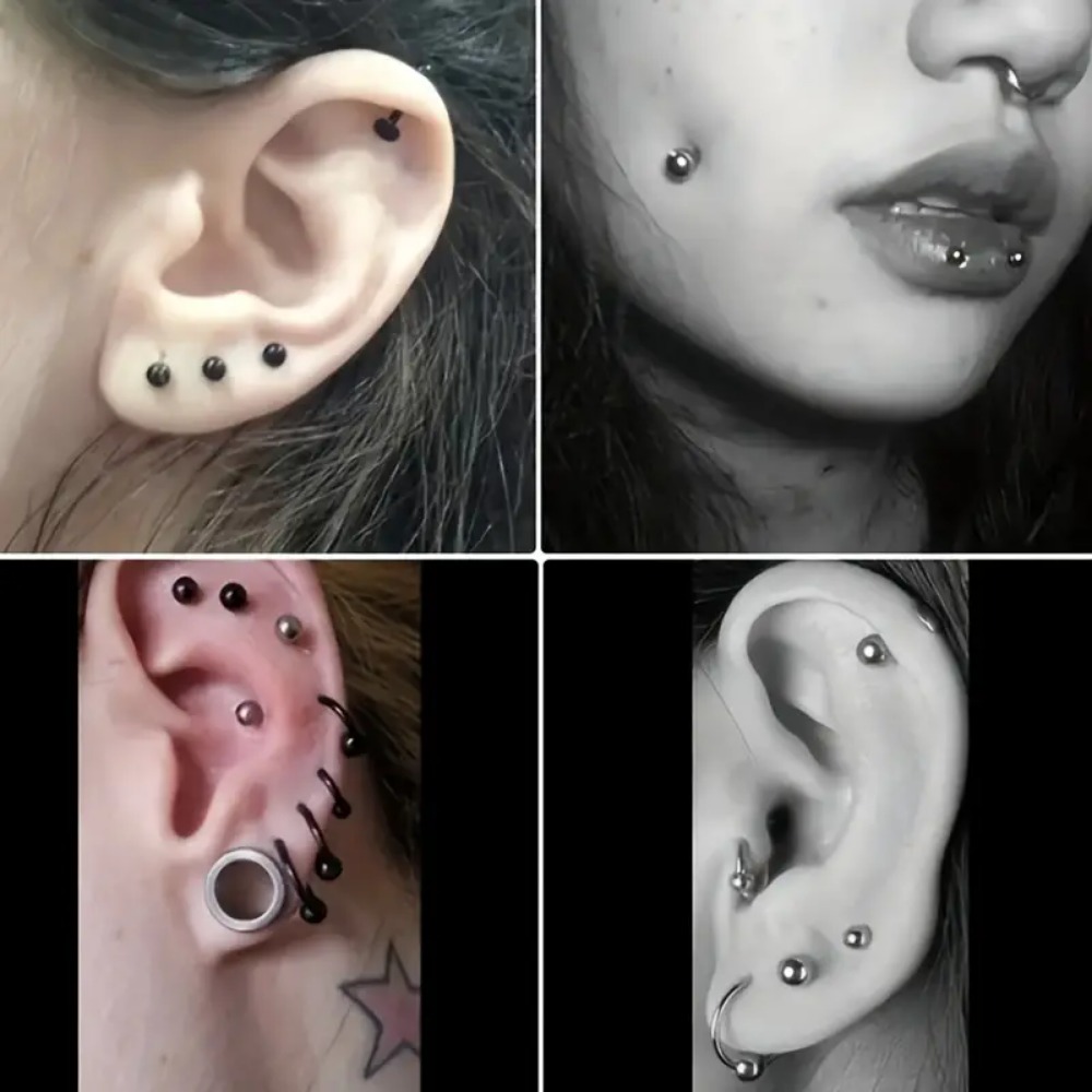 Boucles d'Oreilles en Titane G - Body Jewelry Internally Threaded avis et prix
