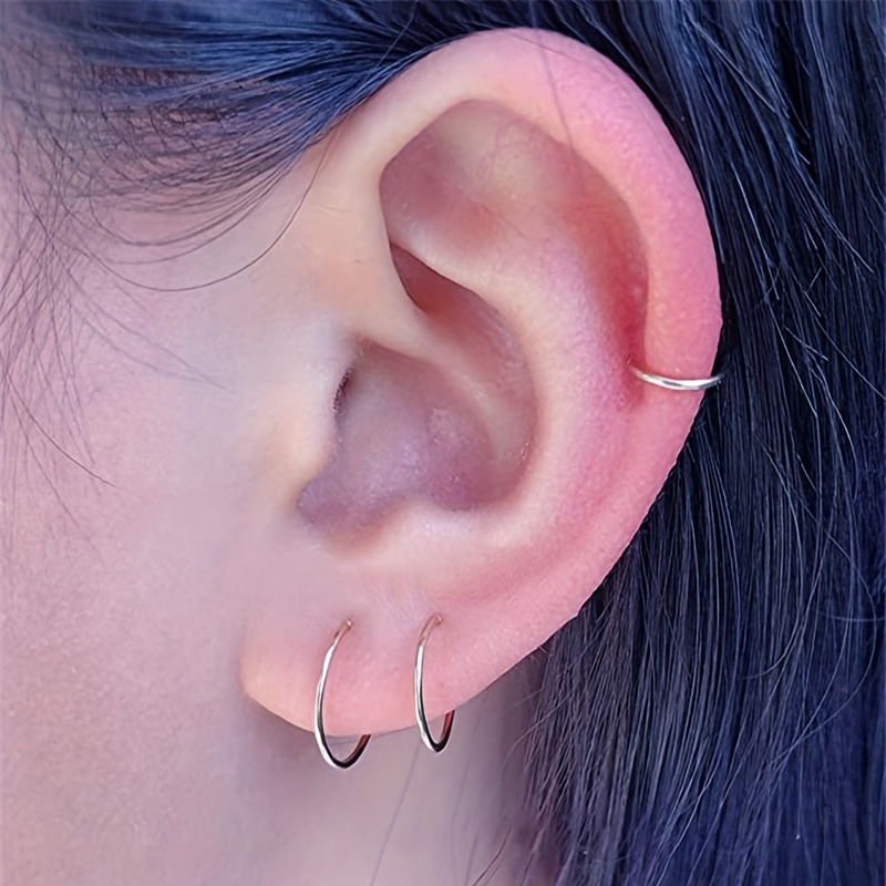 2pcs sans soudure en acier ino - Clicker Ring Seamless avis et prix