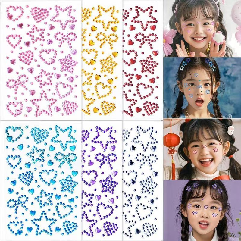1 feuille d'autocollants en st - Body Jewelry Stickers avis et prix