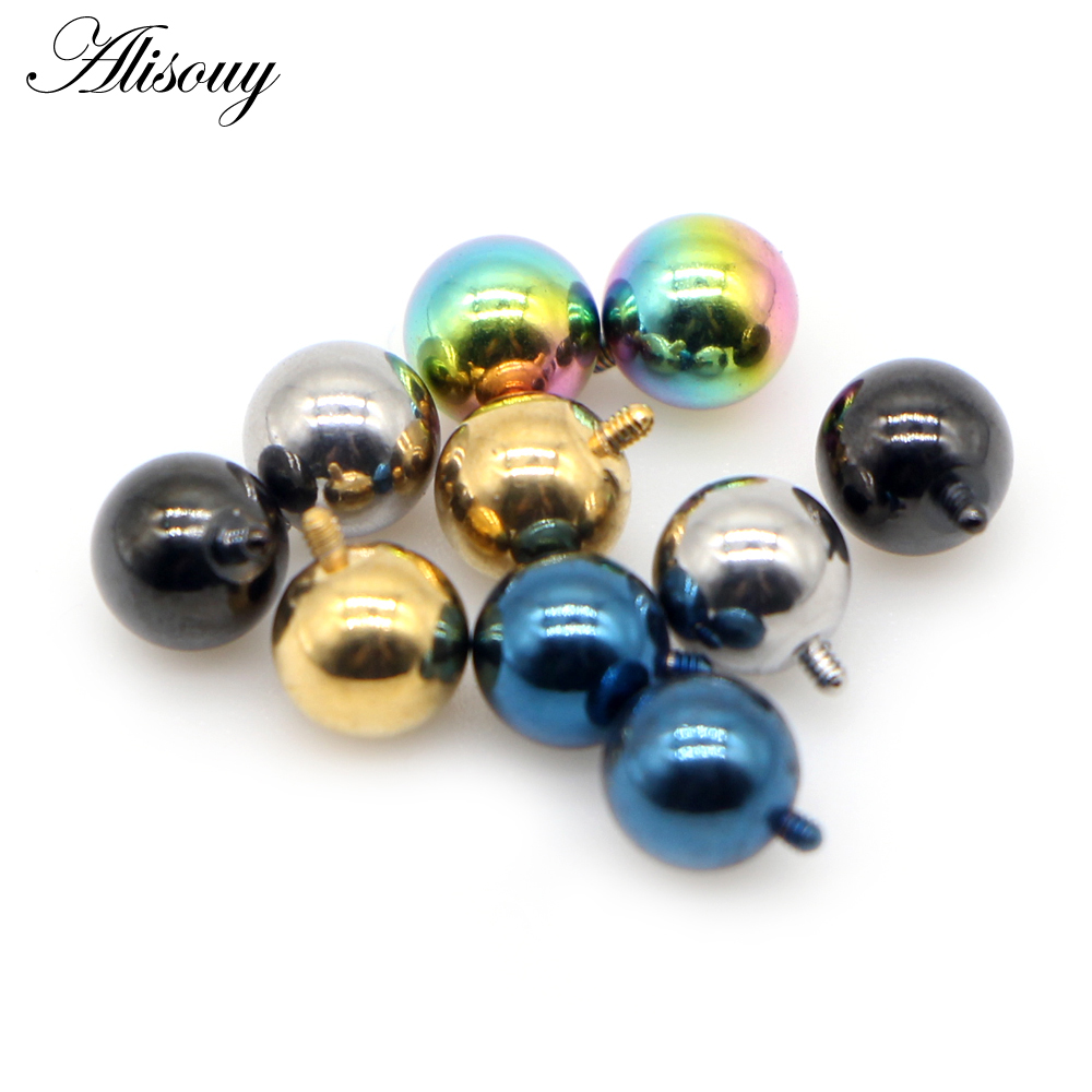Alisouy 2 pièces 3/4/5/6mm 16G - Dermal Anchor Top avis et prix