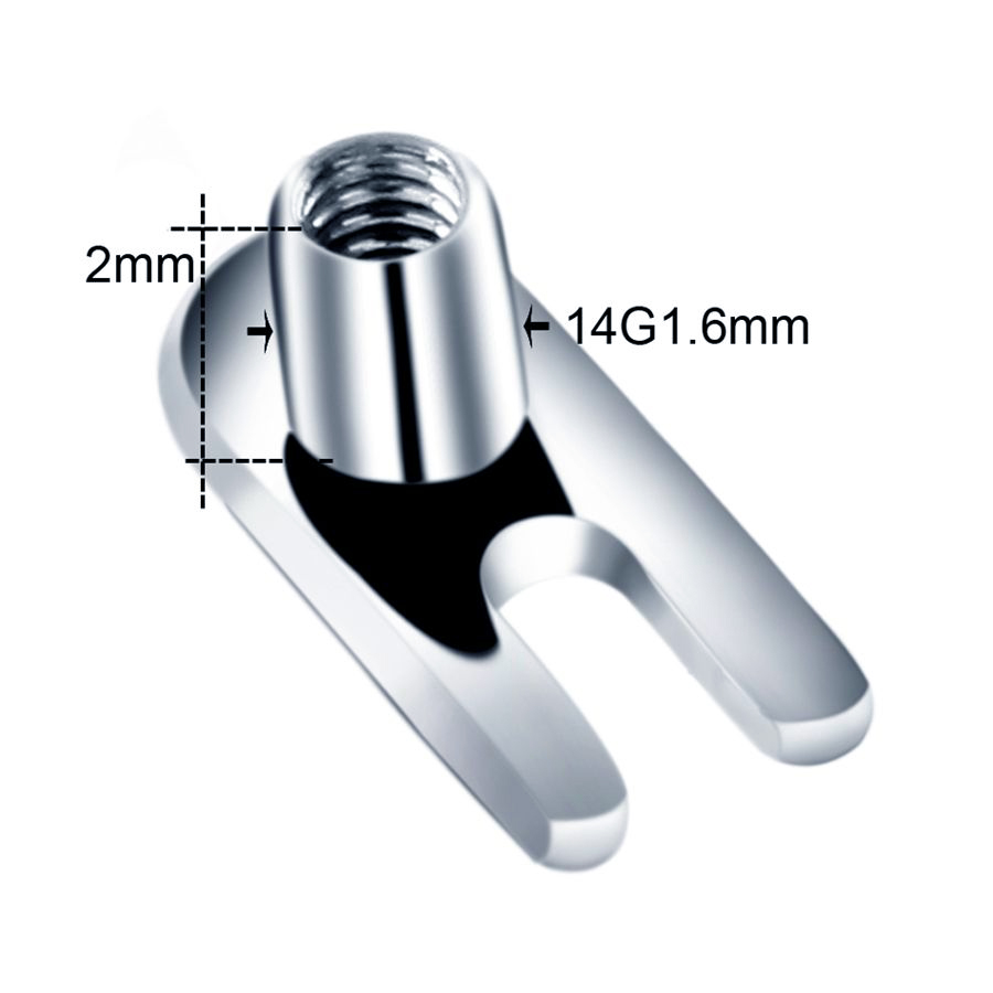 10 pièces/lot G23 titane Micro - Dermal Anchor Top avis et prix