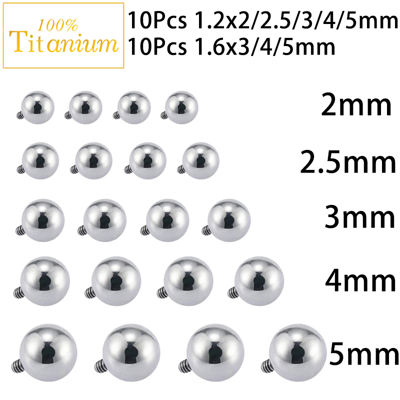 10 pièces de qualité d'implant - Body Jewelry Internally Threaded avis et prix