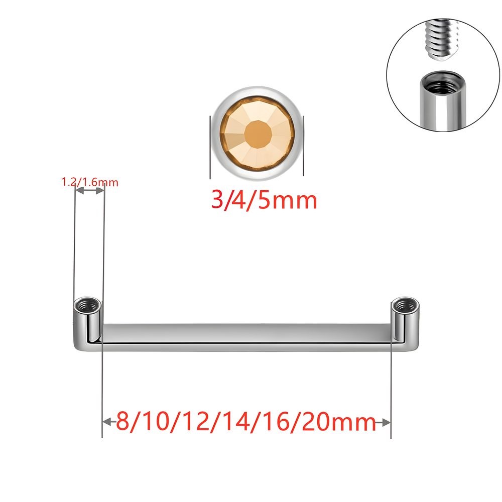 Piercing de surface en titane  - Dermal Anchor Top avis et prix