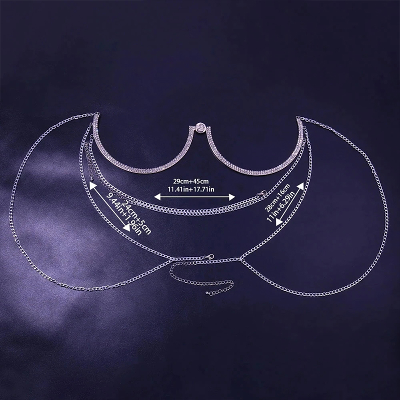 Stonefans – chaîne de poitrine - Body Jewelry Retainers avis et prix
