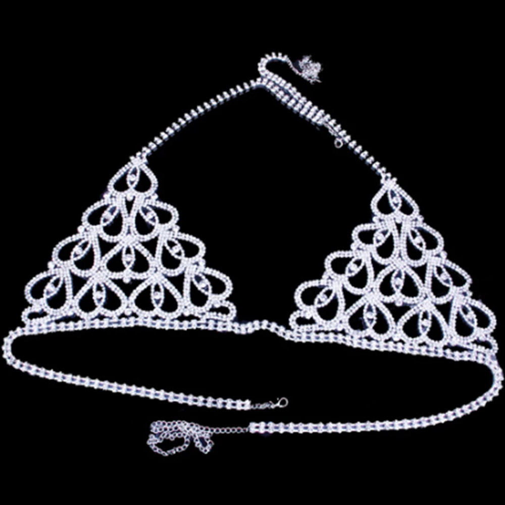 Mode strass coeur soutien-gorg - Body Jewelry Retainers avis et prix