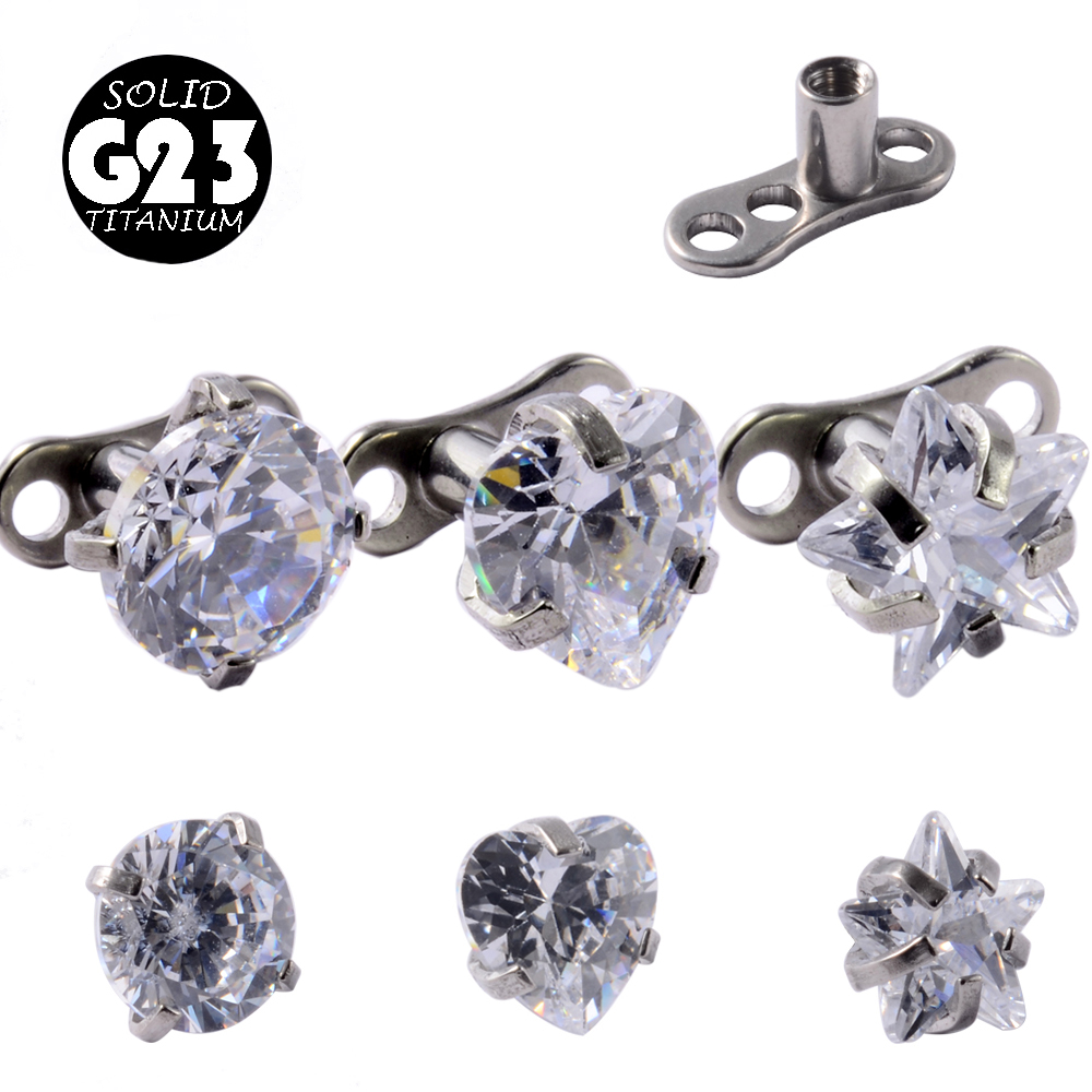1 pièce G23 titane dérmique an - Dermal Anchor Top avis et prix