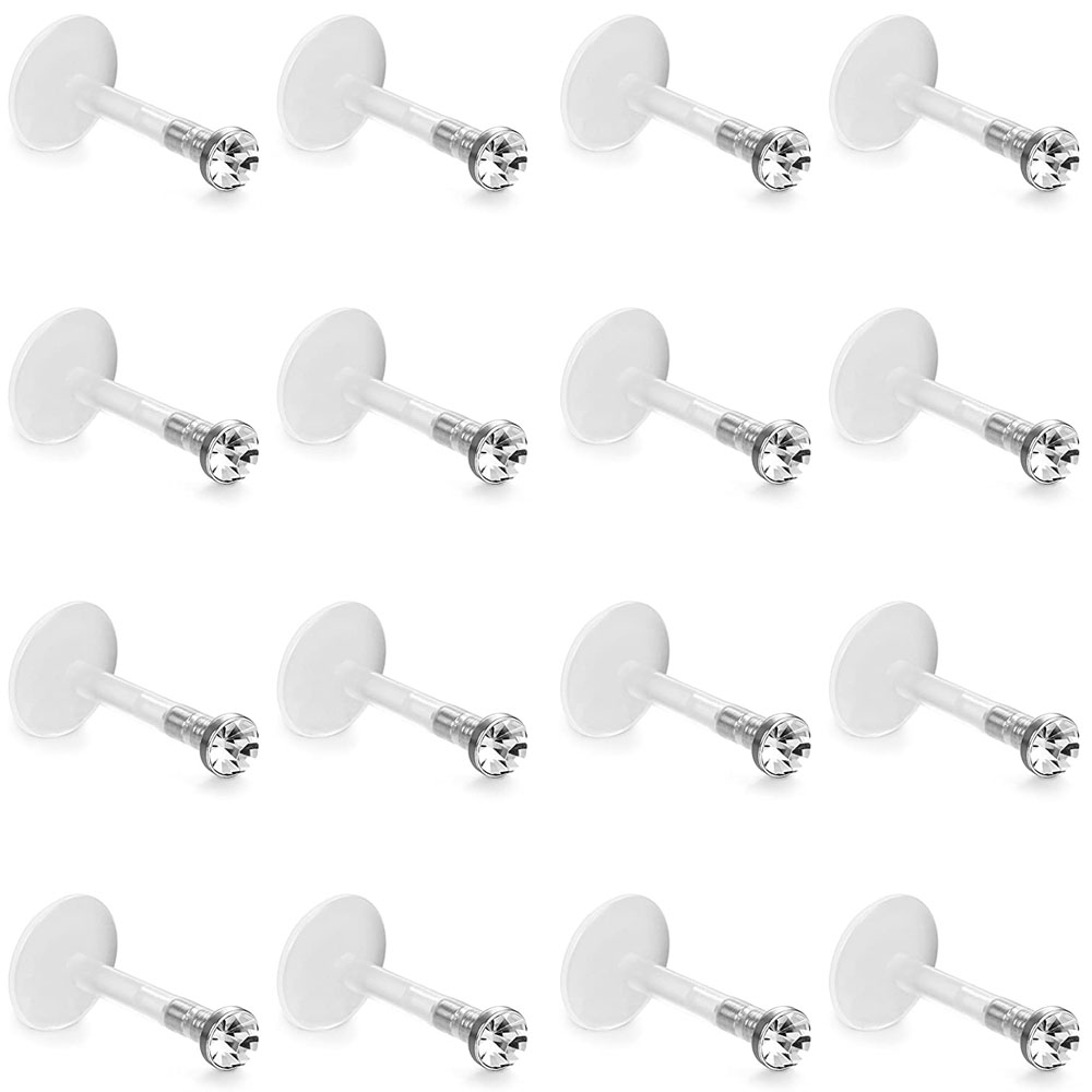 WKOUD 16 pièces 16G clair Biof - Body Jewelry Retainers avis et prix