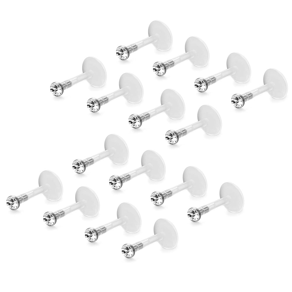 WKOUD 16 pièces 16G clair Biof - Body Jewelry Retainers avis et prix