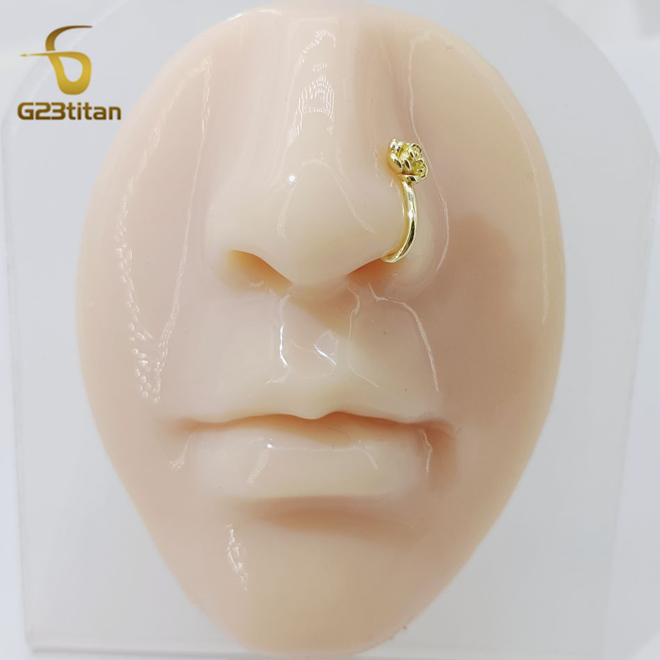 1 pièce Clip de nez en cuivre  - Body Jewelry Nose Ring avis et prix