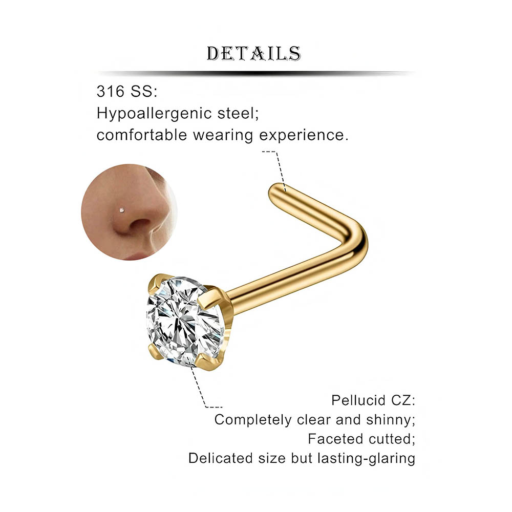 Ensemble complet de 12 pièces  - Body Jewelry Nose Ring avis et prix