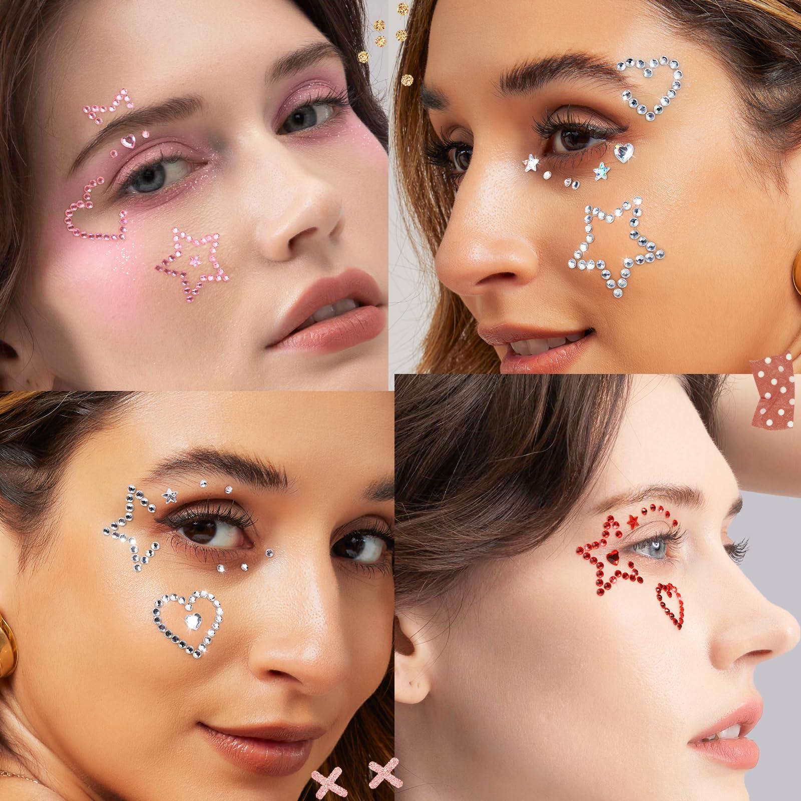 Strass pour le visage, étoiles - Body Jewelry Stickers avis et prix